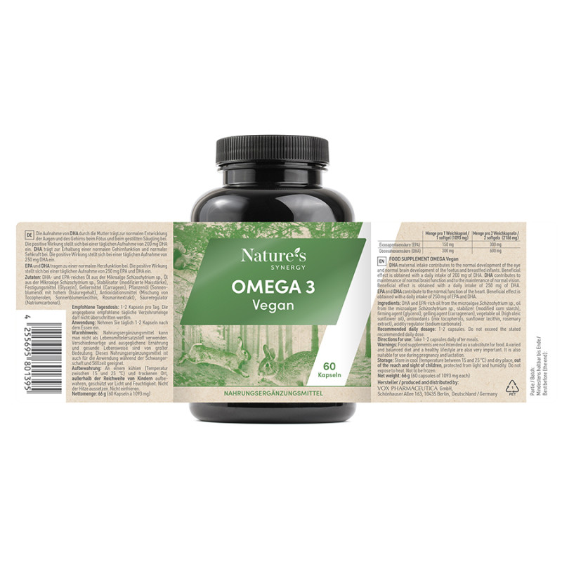 Vegan Omega-3 Kapseln