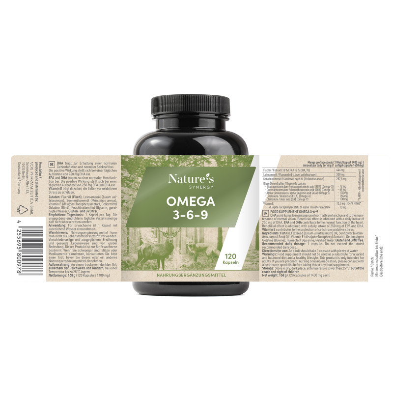 Omega 3-6-9 Kapseln